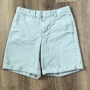 Vineyard Vines Khaki Flat Front Chino Twill Shorts Sz 14